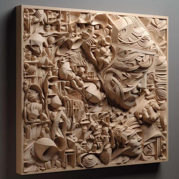 نموذج ثلاثي الأبعاد لآلة CNC 3D Art 